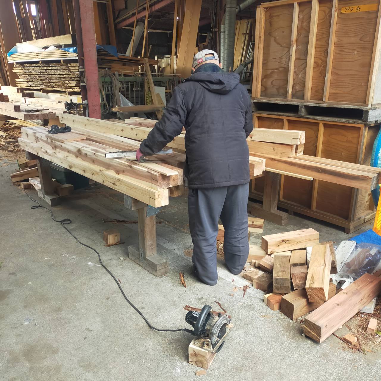 モバイル キャビン 制作風景